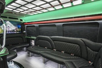 Olathe Sprinter Party Bus Interior