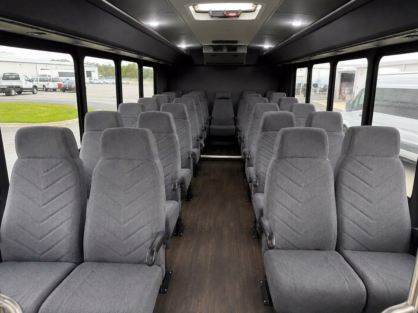 18 passenger minibus inside