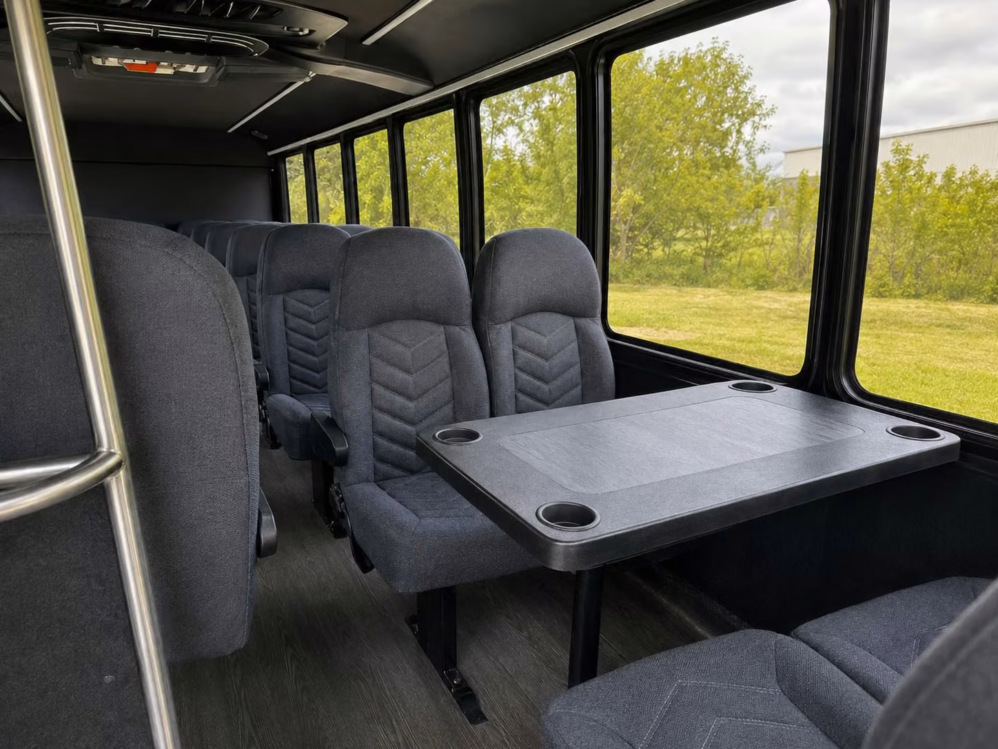 18 passenger minibus interior