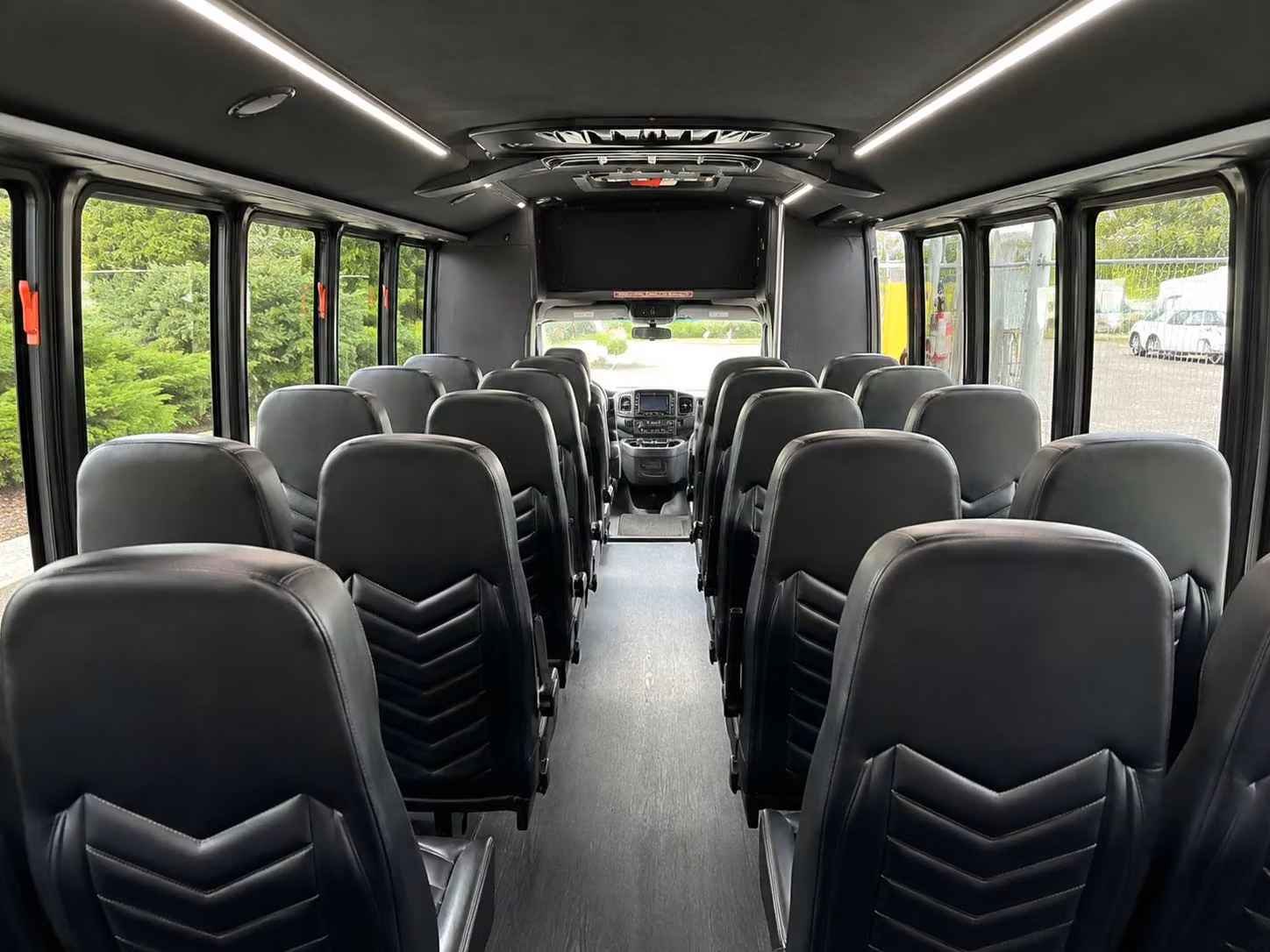 20 passenger minibus inside