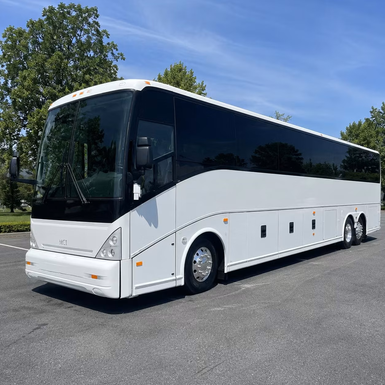 olathe 56 passenger charter bus rental