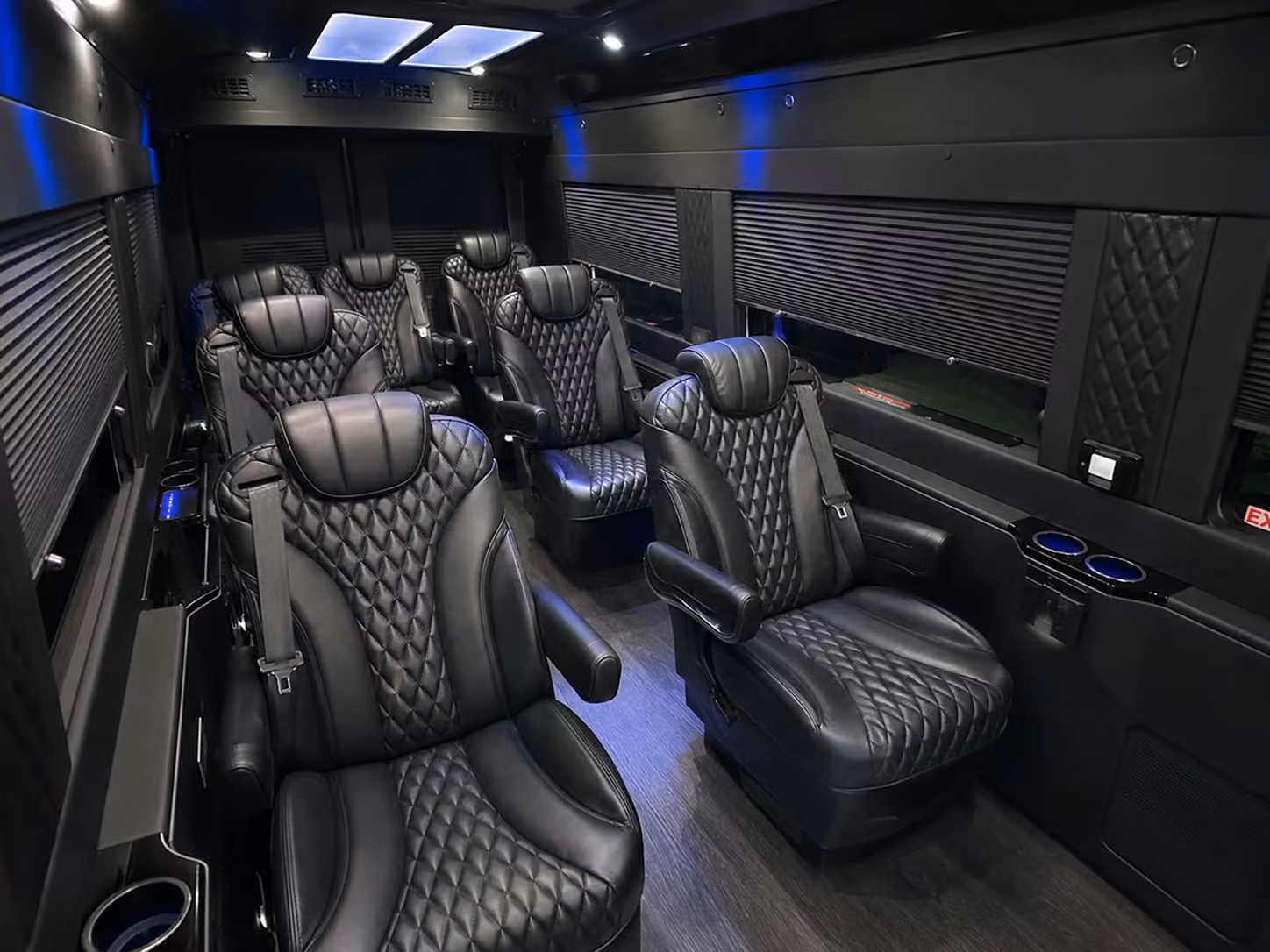 sprinter van with driver interior